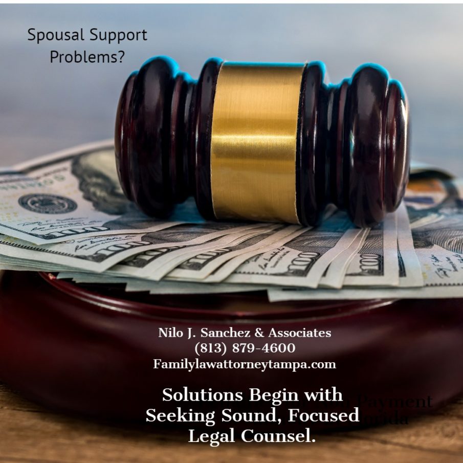 Tampa alimony, spousal support