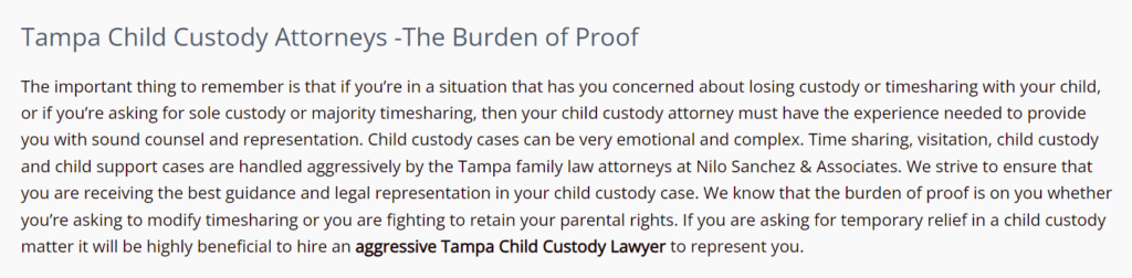 Best Tampa child custody attorneys near me